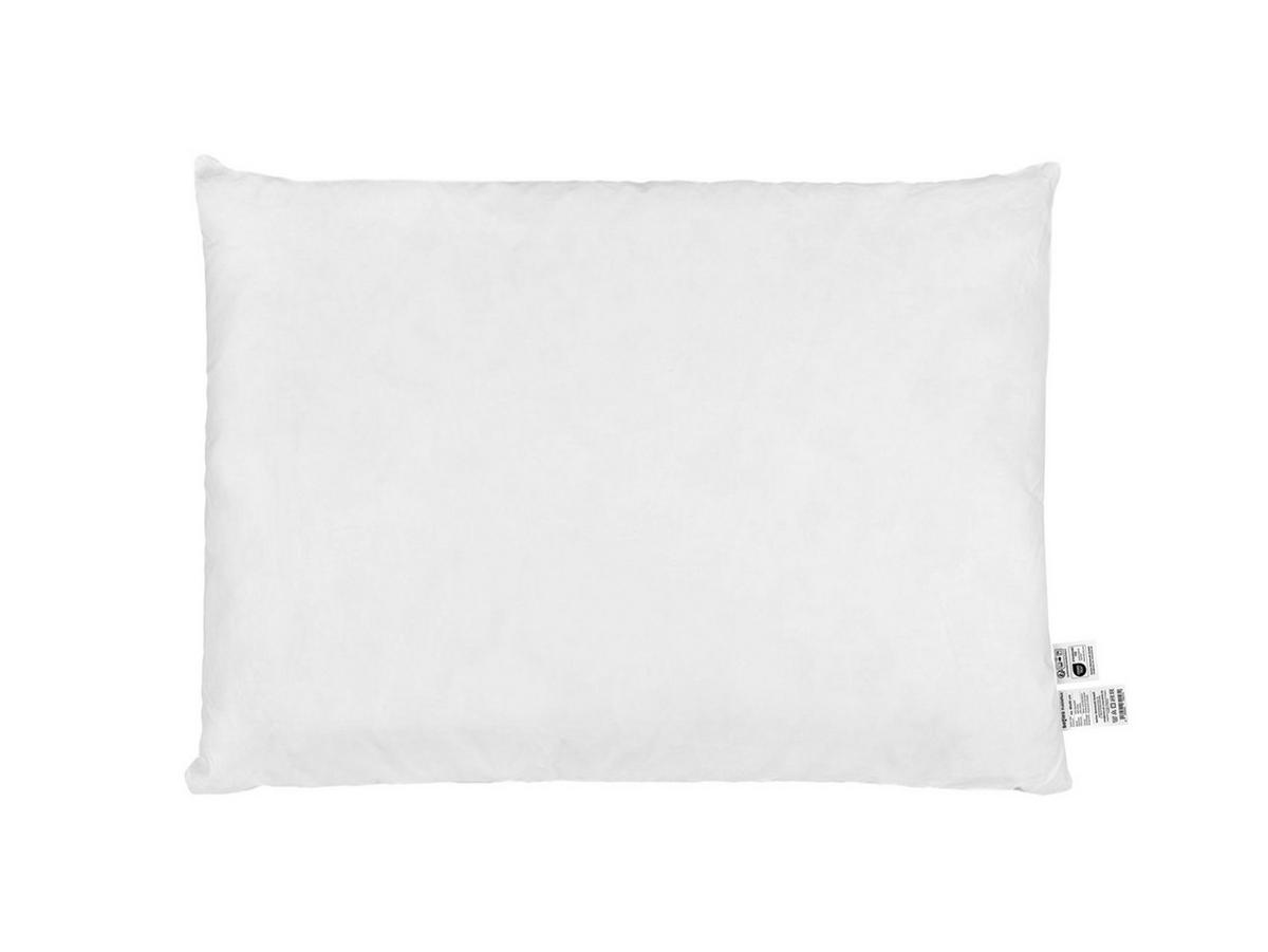 FEDERKISSEN PublikPrall 50/60 cm - Beige/Creme, Naturmaterialien/Textil (50/60cm) - beties Heimtextil