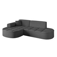 ECKSOFA Ottomane Links TARO-L1 - 243x171x79,5 cm Grau - Grau, Holzwerkstoff/Textil (243/171cm) - ALTDECOR