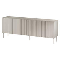 SIDEBOARD Isla 200 4D - Beige, Holzwerkstoff/Metall (201/75/40cm) - MIRJAN24