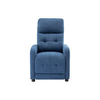RELAXSESSEL - 1 Person - Stoff - Blau - - Blau, Textil (65/98/93cm) - Vente-Unique