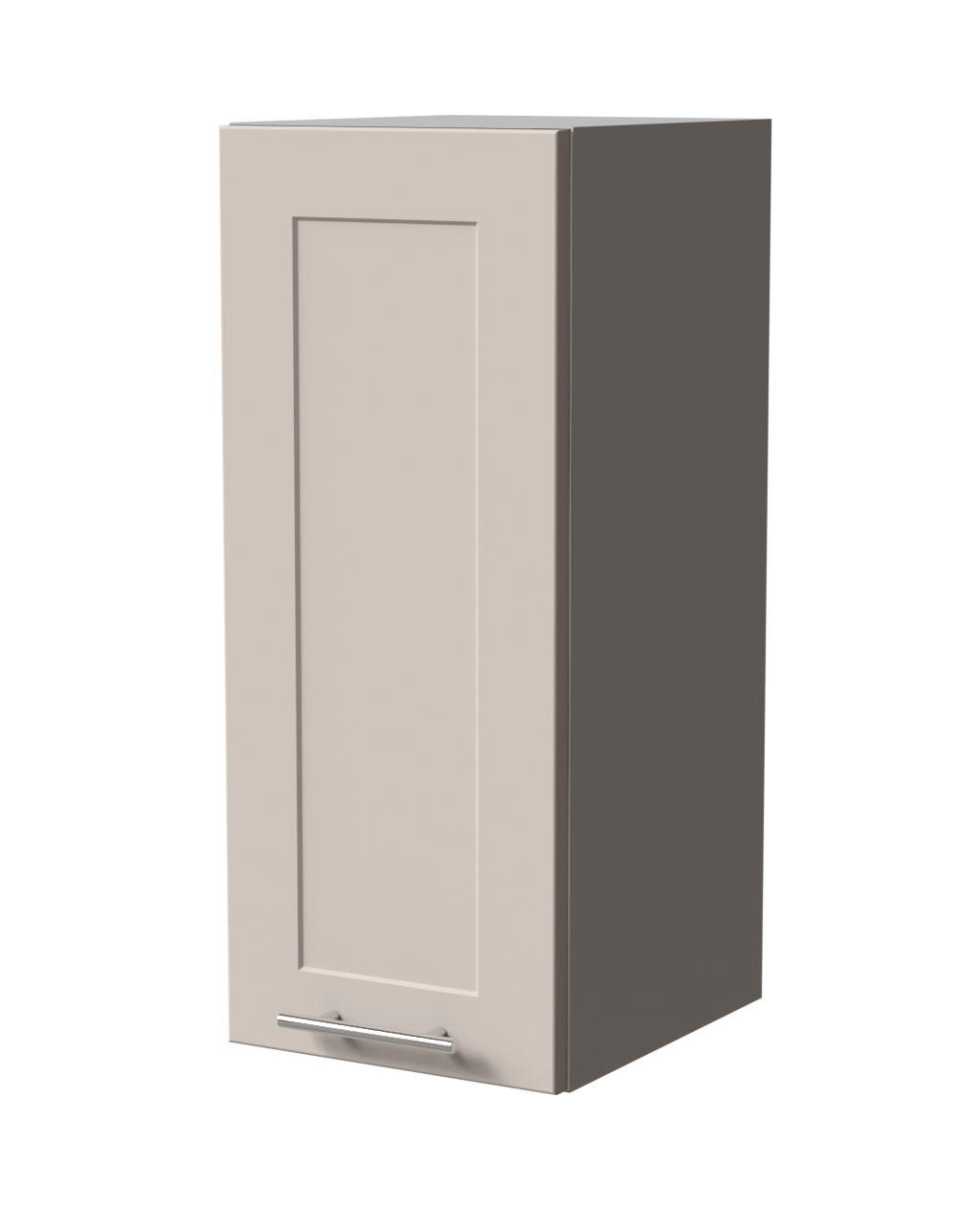 HÄNGESCHRANK Oslo W2/30 Grau / Kaschmir Matt 30 / 32,5 / 72cm - Kaschmir/Grau, Holz/Holzwerkstoff (30/72/32.5cm) - Feldmann-Wohnen