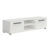 TV-SCHRANK Modena 150cm in Weiß - Schwarz/Weiß, Holzwerkstoff/Kunststoff (150/38/40cm) - Ravio