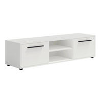 TV-SCHRANK Modena 150cm in Weiß - Schwarz/Weiß, Holzwerkstoff/Kunststoff (150/38/40cm) - Ravio