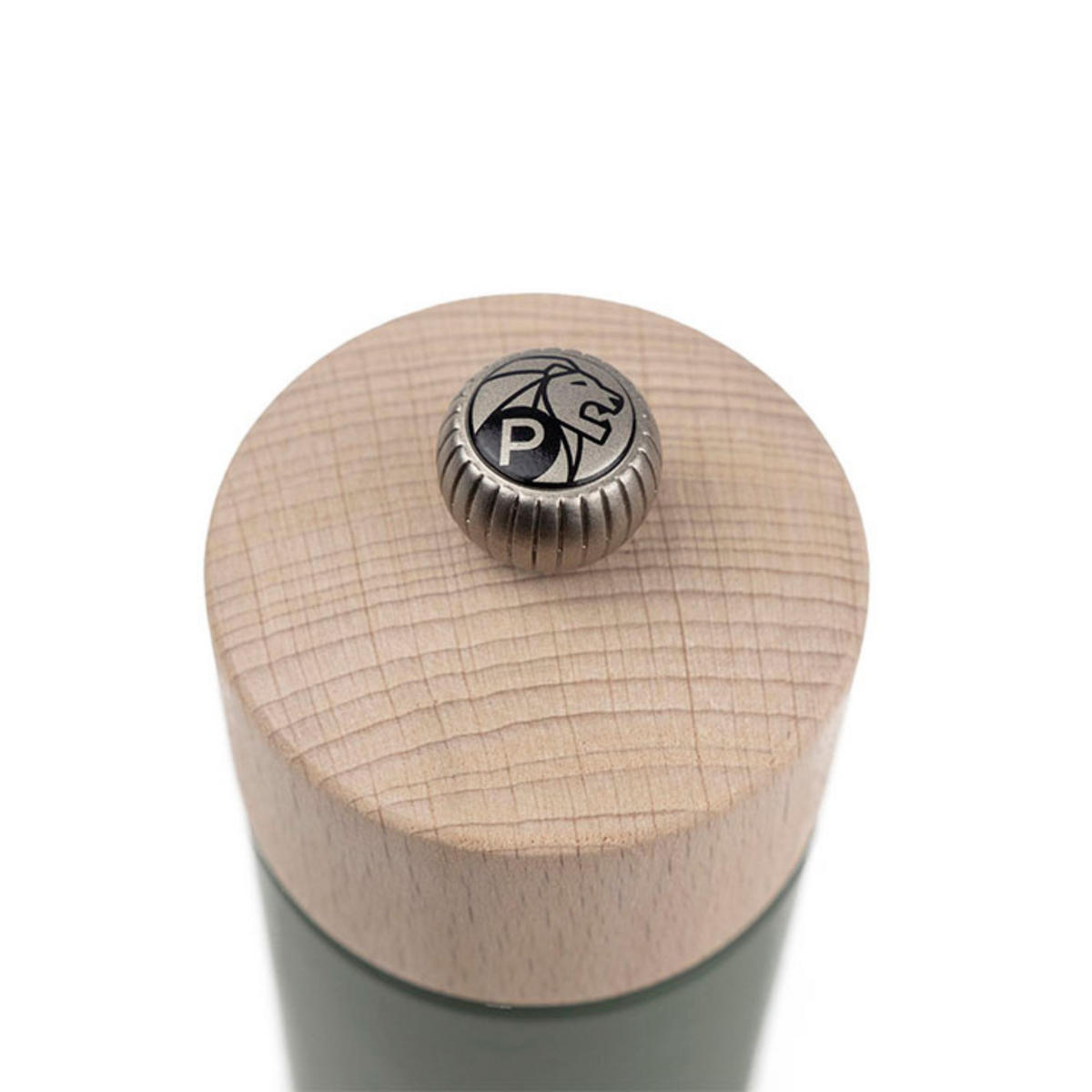 PFEFFERMÜHLE Boreal 12cm Buchenholz Olivgrün Stahlmahlwerk - Grün, Holz (52/12/52cm) - PEUGEOT