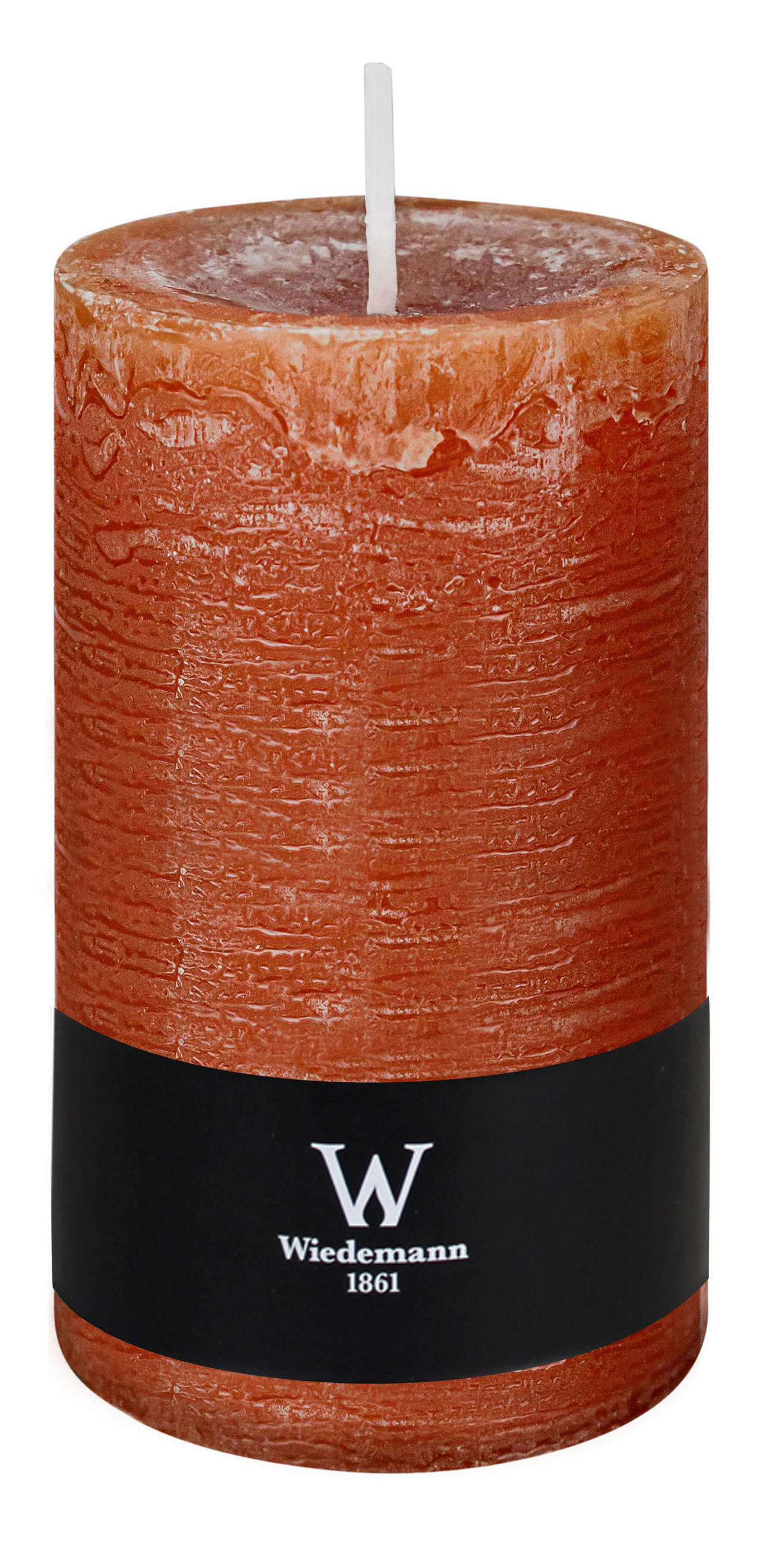 STUMPENKERZE Rustik Marble Style Dukat 190 x Ø 98 mm, 1 Stück - Terracotta, Paraffin (19cm) - Wiedemann Kerzen