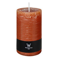 STUMPENKERZE Rustik Marble Style Dukat 190 x Ø 98 mm, 1 Stück - Terracotta, Paraffin (19cm) - Wiedemann Kerzen