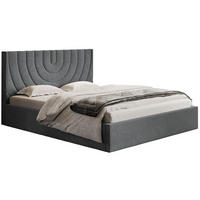 BETT Grau OLDO 6 Gepolstert Mit Bettkasten 120x200 cm - Grau, Textil (120/200cm) - Sepro Meble