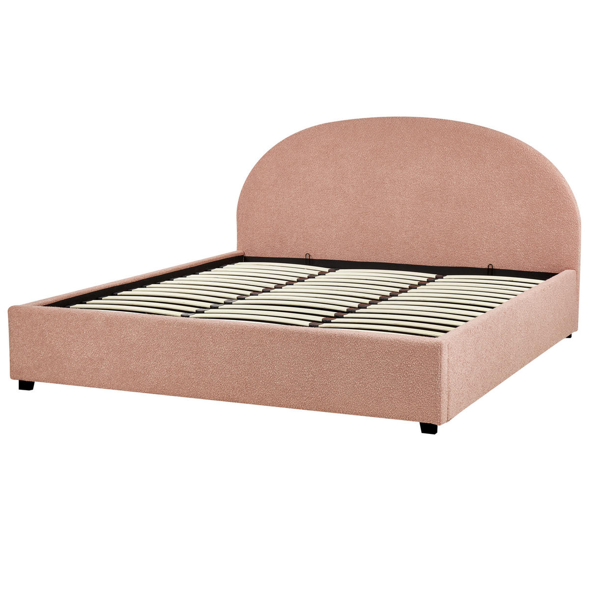 BETT mit Stauraum 180x200 cm Rosa Vaucluse - Pink, Textil (180/200cm) - Beliani