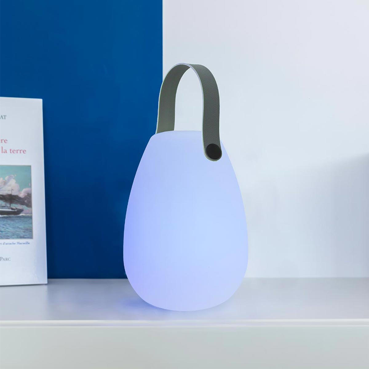 LED-NOMADENLAMPE LAURY weiß - Weiß, Kunststoff (14/14/28cm) - Lumisky
