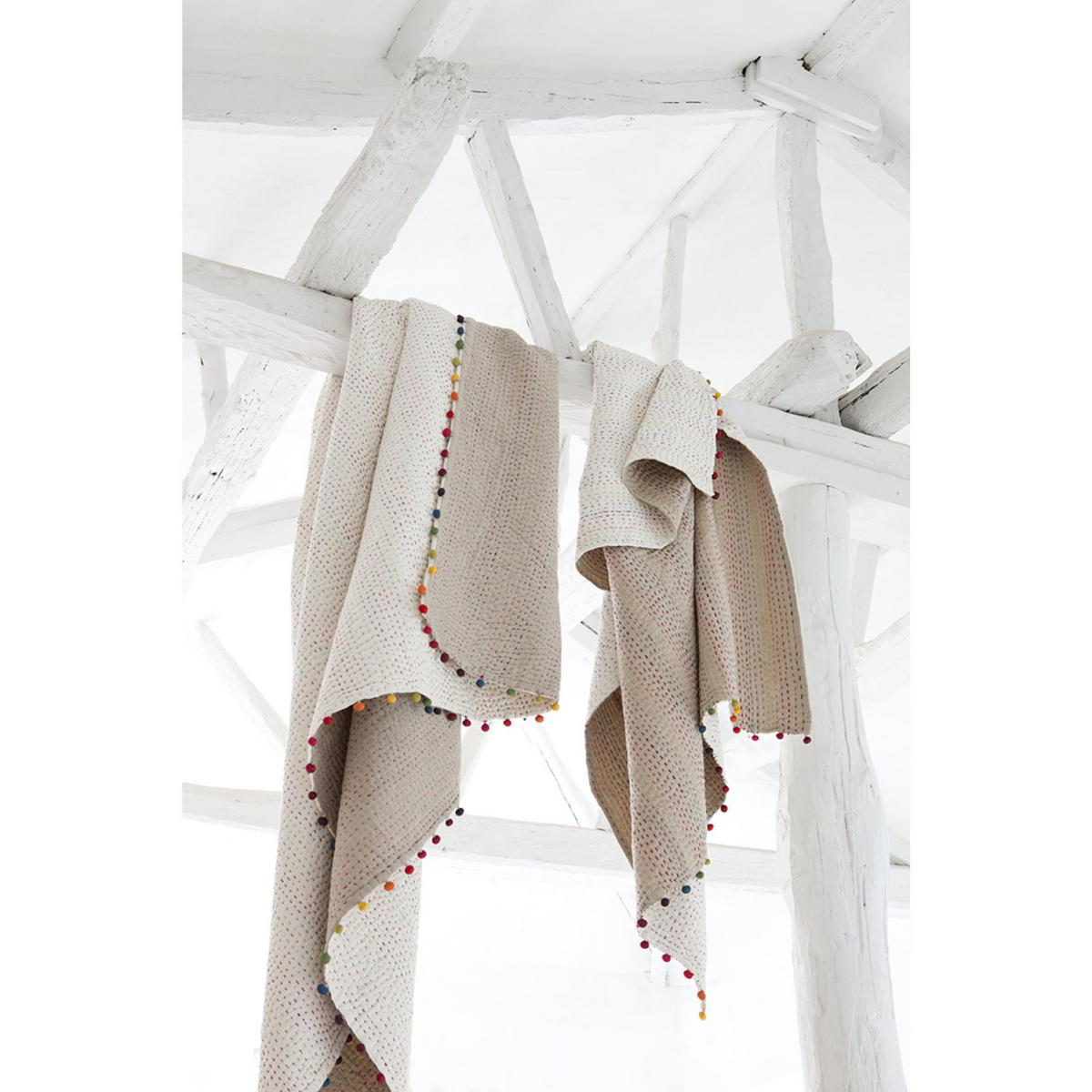 PLAID Gastounet multico 140 x 200 cm - Multicolor, Textil (140/200cm) - Vivaraise