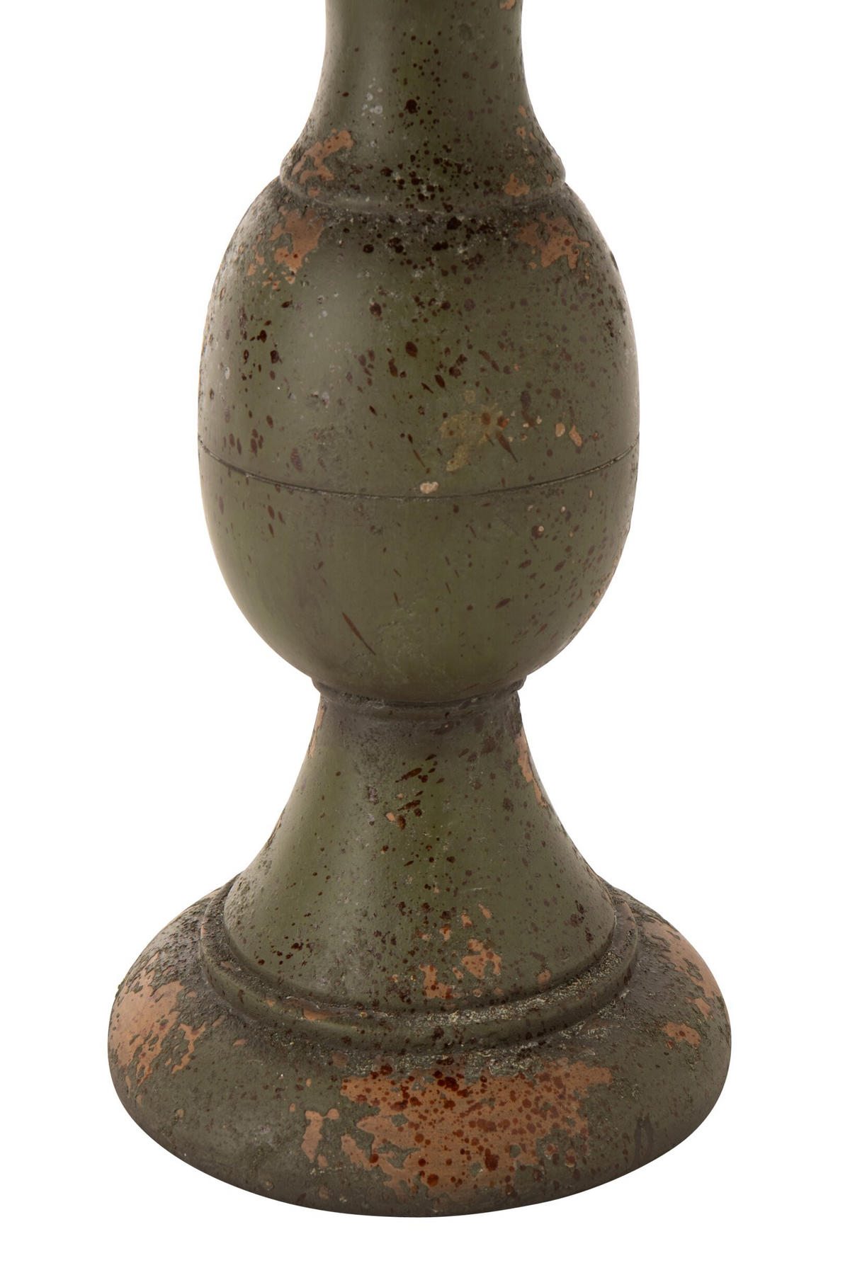 BEISTELLTISCH ANTIK AUßEN Grün - Grün, Glas/Naturmaterialien (41/41/58cm) - J-Line