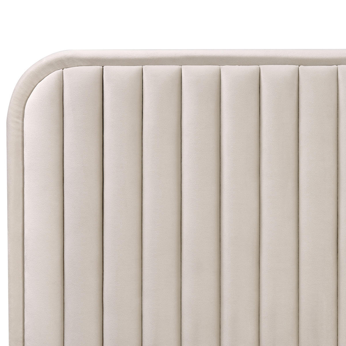 BETT mit Lattenrost 180/200 cm Beige Brin - Beige/Schwarz, Textil (180/200cm) - Beliani