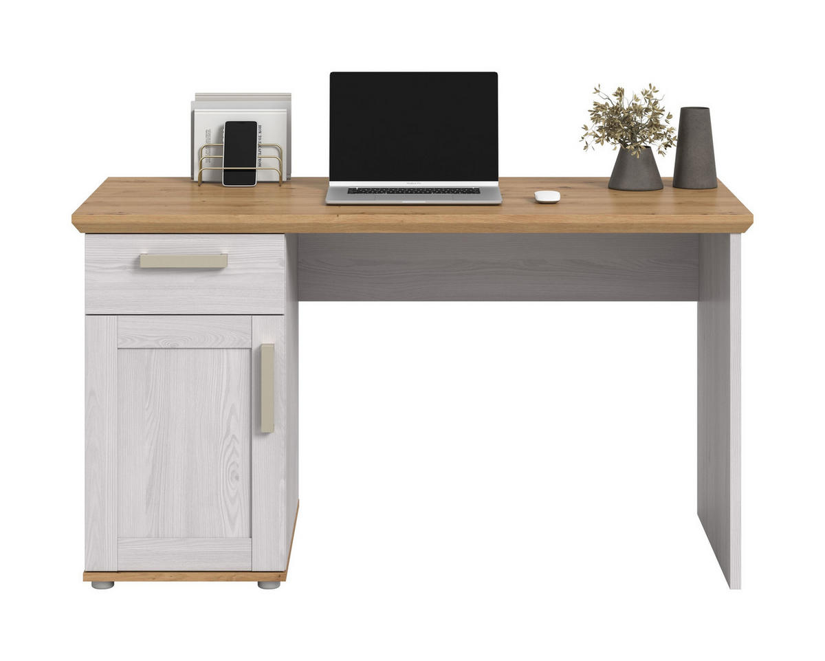 SCHREIBTISCH VERONA (B/H/T: ca. 134/75/62 cm) in Sibiu Lärche Nachbildung/Sibiu Lärche Nachbildung - Lärchefarben, Holzwerkstoff (62/134/75cm)