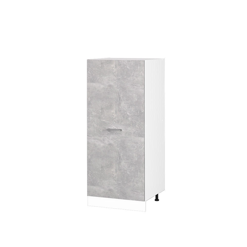 HOCHSCHRANK R-Line Beton 60 cm - Schieferfarben/Hellgrau, Holzwerkstoff (60/143/57cm) - Vicco