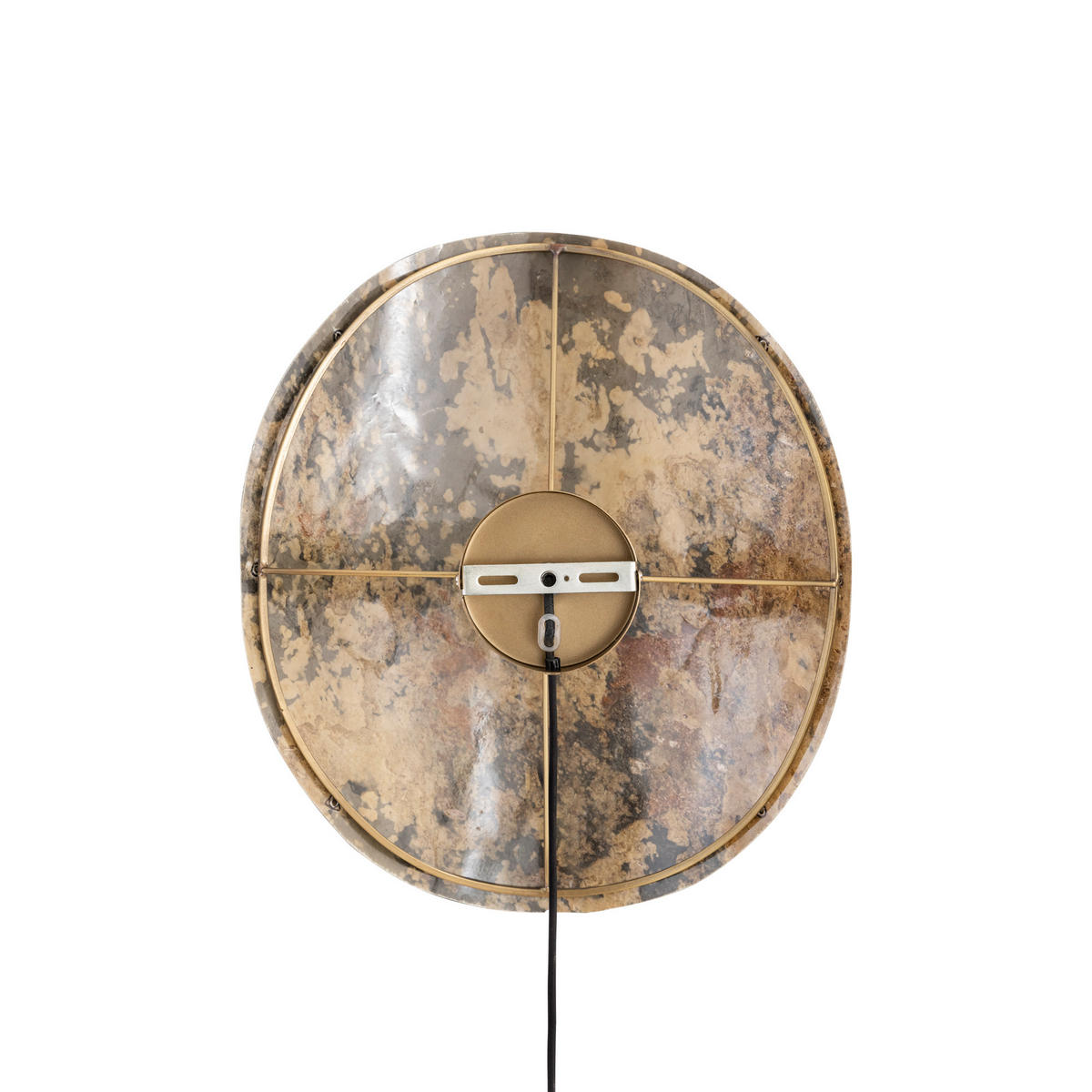 WANDLAMPE Hen Beige 40/18/46cm - Beige, Metall (18/46/40cm) - PTMD Collection