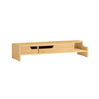 MONITORSTÄNDER Natur - Naturfarben, Holz/Holzwerkstoff (22/60/12cm) - SoBuy