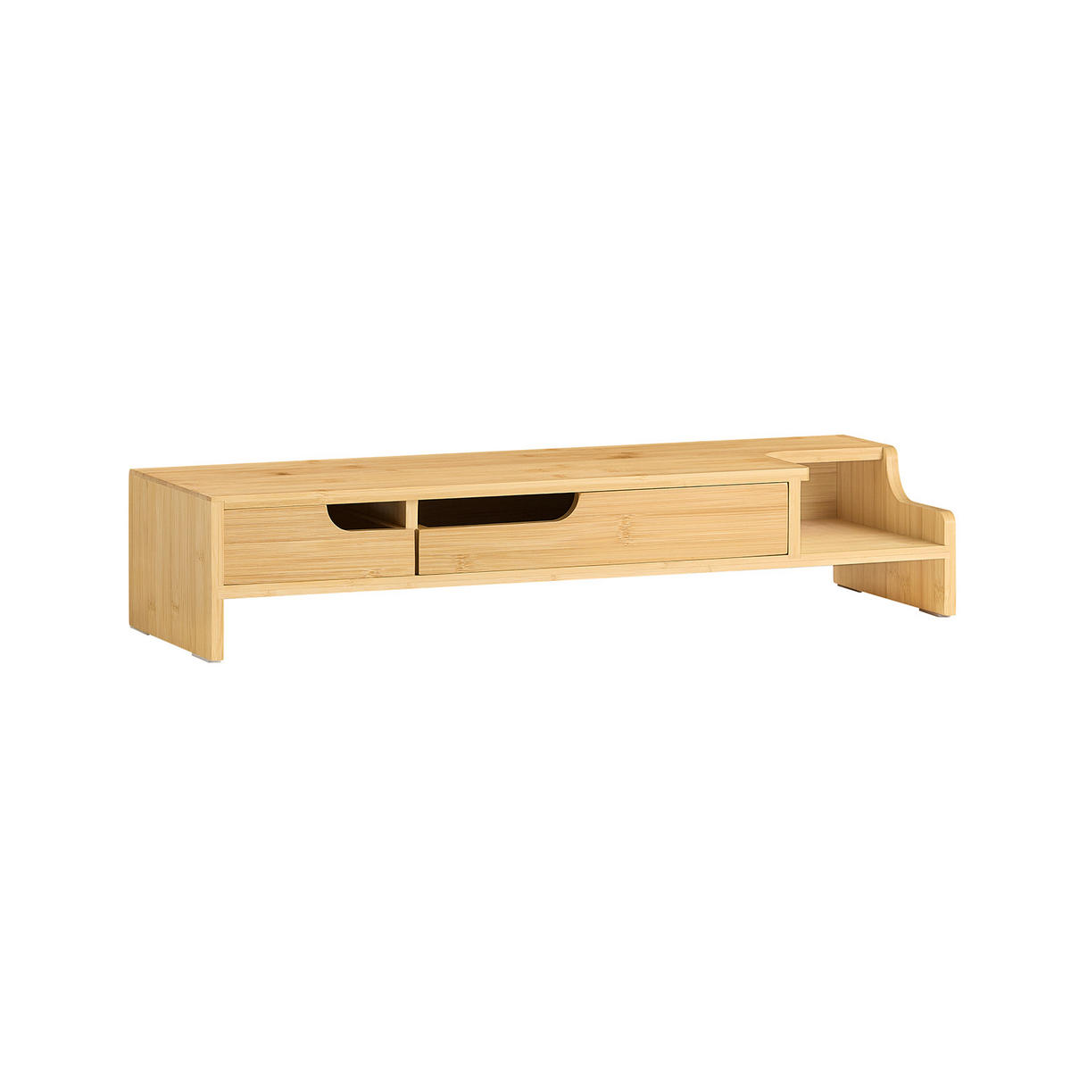 MONITORSTÄNDER Natur - Naturfarben, Holz/Holzwerkstoff (22/60/12cm) - SoBuy