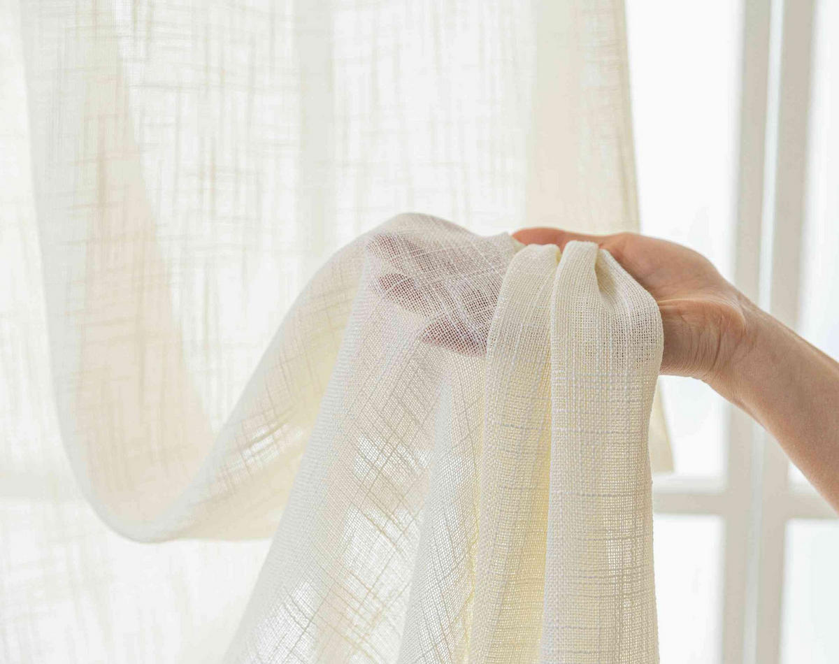 GARDINE SEOUL HxB 245x140 cm Creme - Creme, Textil (140/245cm) - Gardinenbox