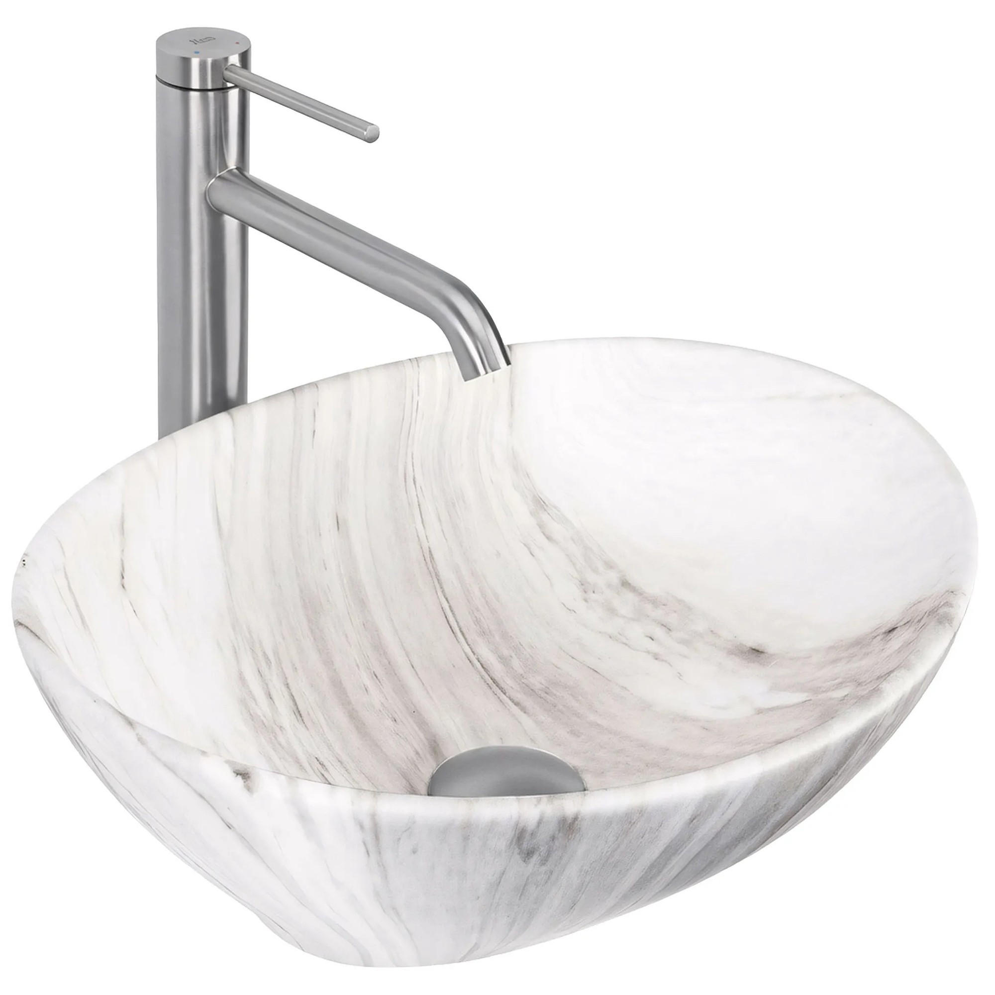 REA Aufsatzwaschbecken Weiß 34.5x15x41 cm