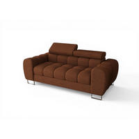 SOFA 2-sitzer Bastien In Stoff Aragon - Orange, Holzwerkstoff/Textil (195/95/97cm) - Fun Möbel
