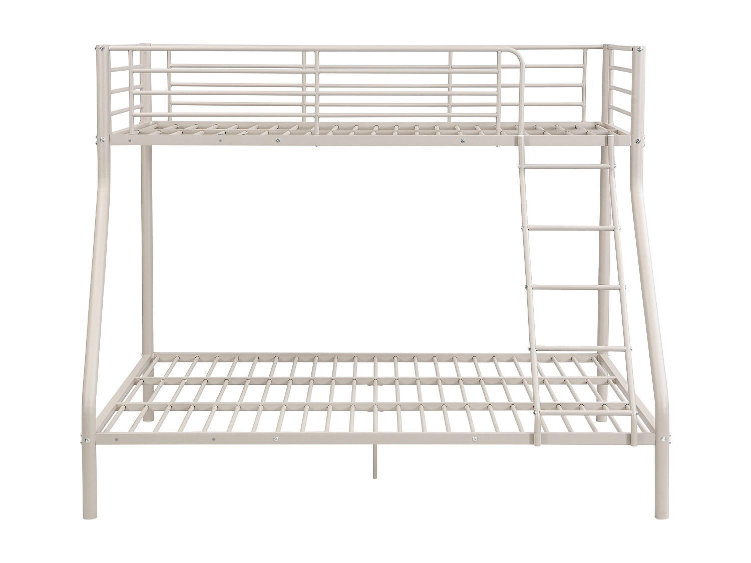 ETAGENBETT - 3 Personen - Metall - Beige - - Beige, Metall (90/190cm) - Vente-Unique