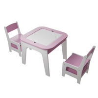 KINDERSITZGRUPPE Milou rosa - Rosa, Holz (60/50/60cm) - Juskys
