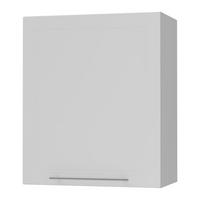 KÜCHENHÄNGESCHRANK Kvantum W2/60 Weiß Matt / Grau Matt 60 / 32,5 / 72cm - Weiß/Grau, Holz/Holzwerkstoff (60/72/32.5cm) - Feldmann-Wohnen