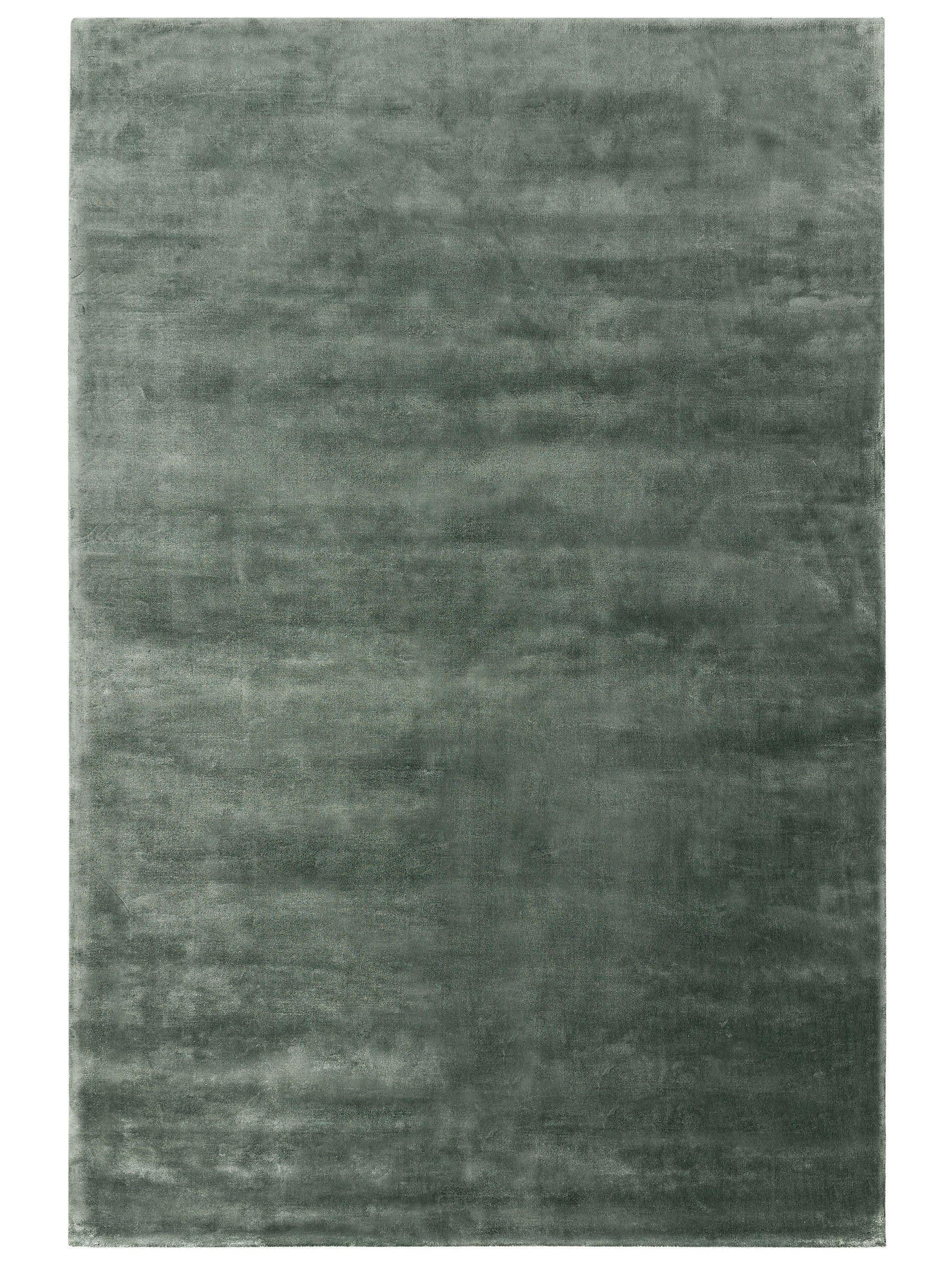 VISKOSETEPPICH Nela Hellgrün 250x350 cm - Hellgrün, Textil (250/350cm) - benuta Pure