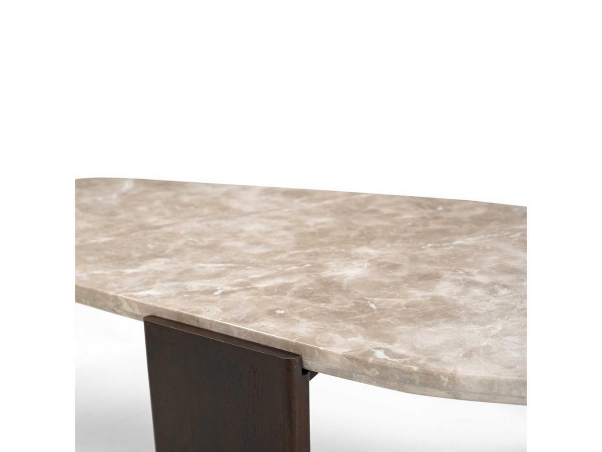 COUCHTISCH Silva Mangoholz 130 cm / 65 cm Beige - Beige, Holz (65/130/37cm)