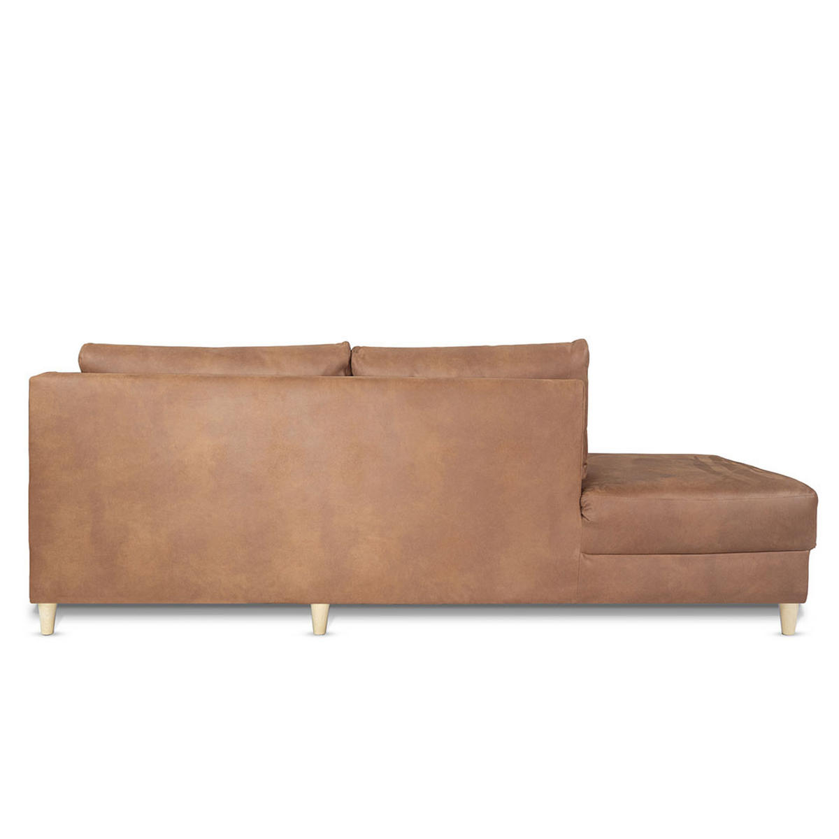 WOHNLANDSCHAFT Leder cognacfarben - Cognac, Leder (288/82/225cm) - ebuy24