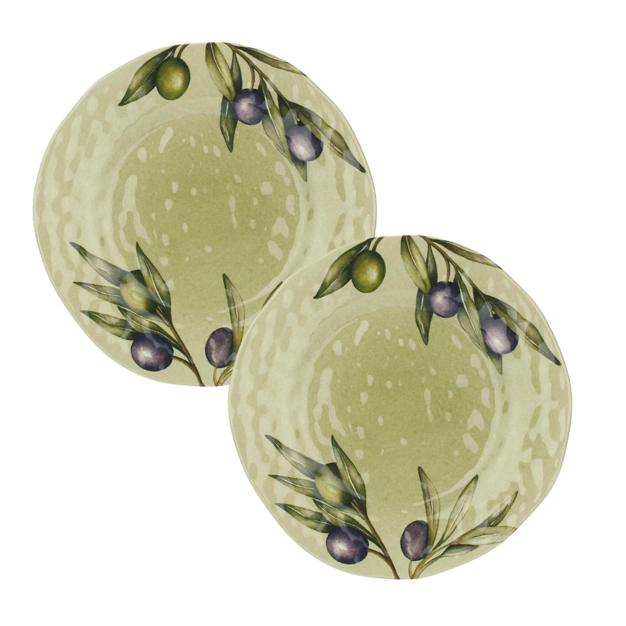 FRÜHSTÜCKSTELLER / Dessertteller Ø 21 cm Olive Set mit 2 Stück - Currygelb, Kunststoff (21/2/21cm) - Rose & Tulipani