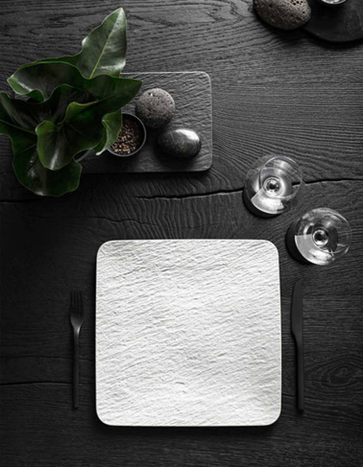 SERVIERPLATTE Manufacture Rock weiß ø 32,5 cm - Weiß, Keramik (32.5/1.5/32.5cm) - Villeroy & Boch