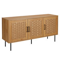 SIDEBOARD, helles Holzeffekt - Beige, Holz (40/75/150cm) - Oviala