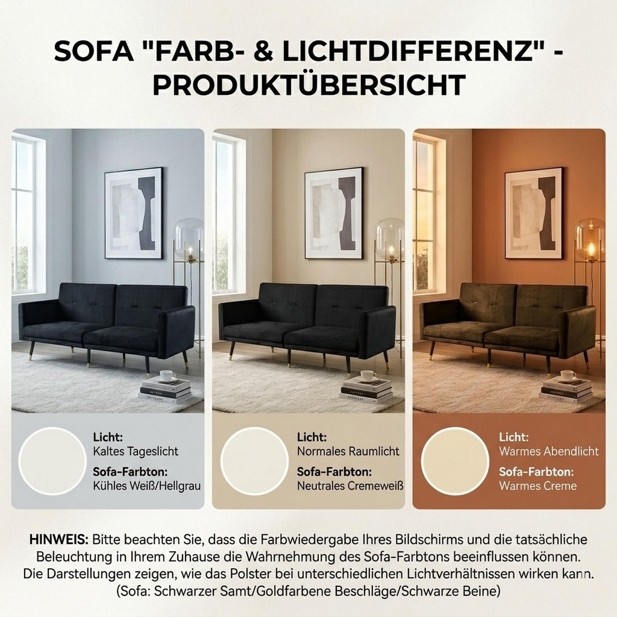 SCHLAFSOFA 150/89/70 cm in Schwarz Samt - Schwarz, Textil (164/70/89cm) - Oxeza