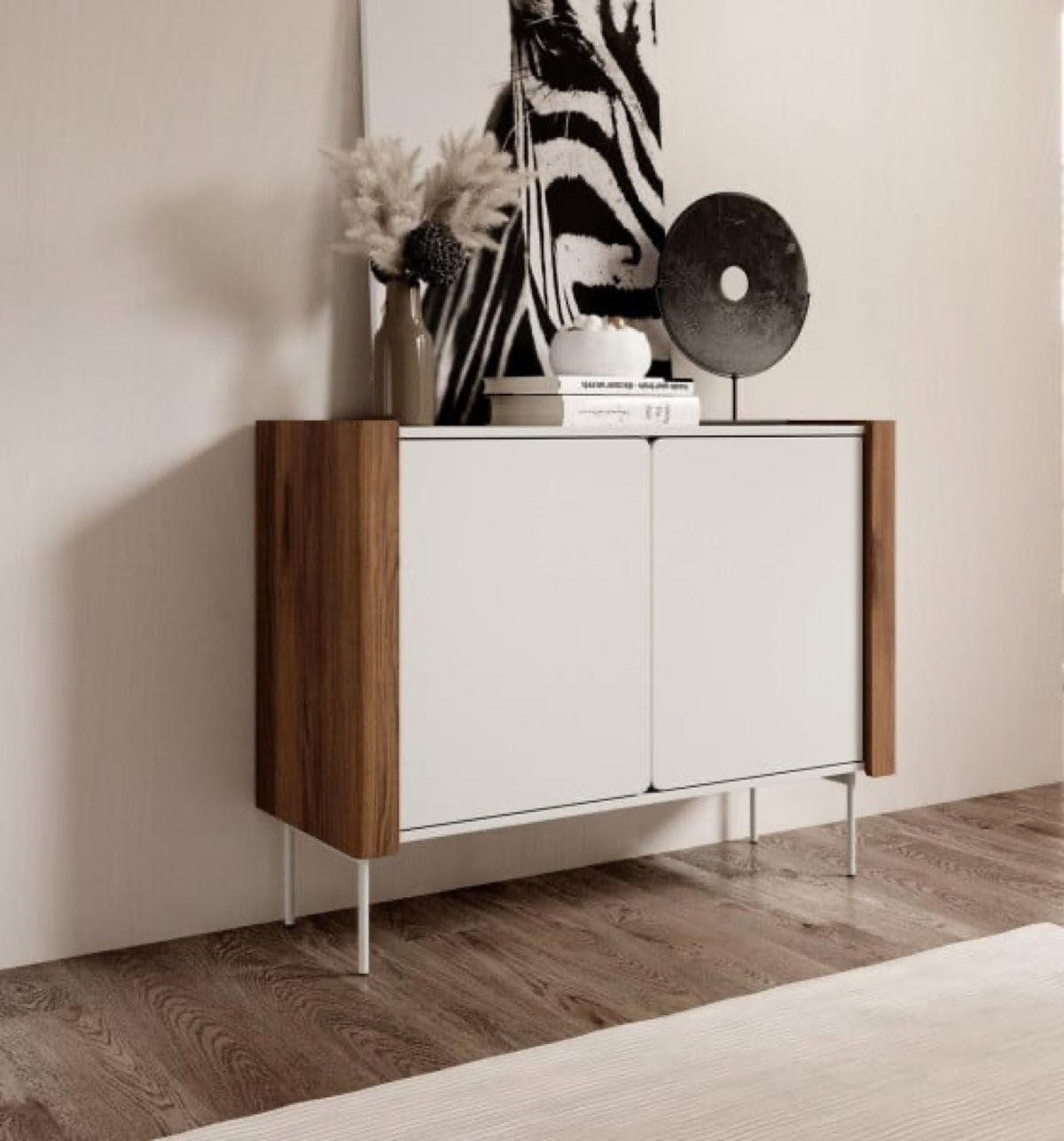 SIDEBOARD Kaschmir WRAPSO K105 Nussbaum - Multicolor, Holzwerkstoff (105/82.5/39.5cm) - Sepro Meble