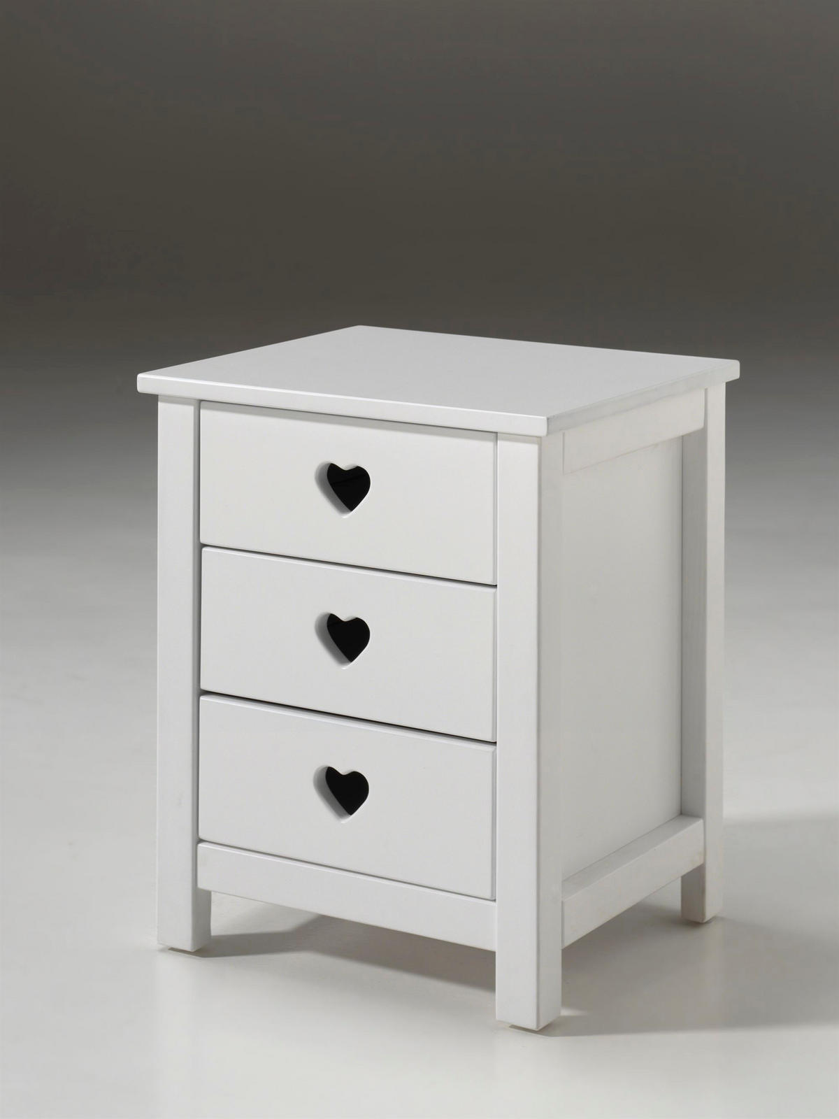 NACHTSCHRANK Kamila 45x40x55 aus MDF in Weiß - Weiß, Holzwerkstoff (45/55/40cm) - 58aufmkessel