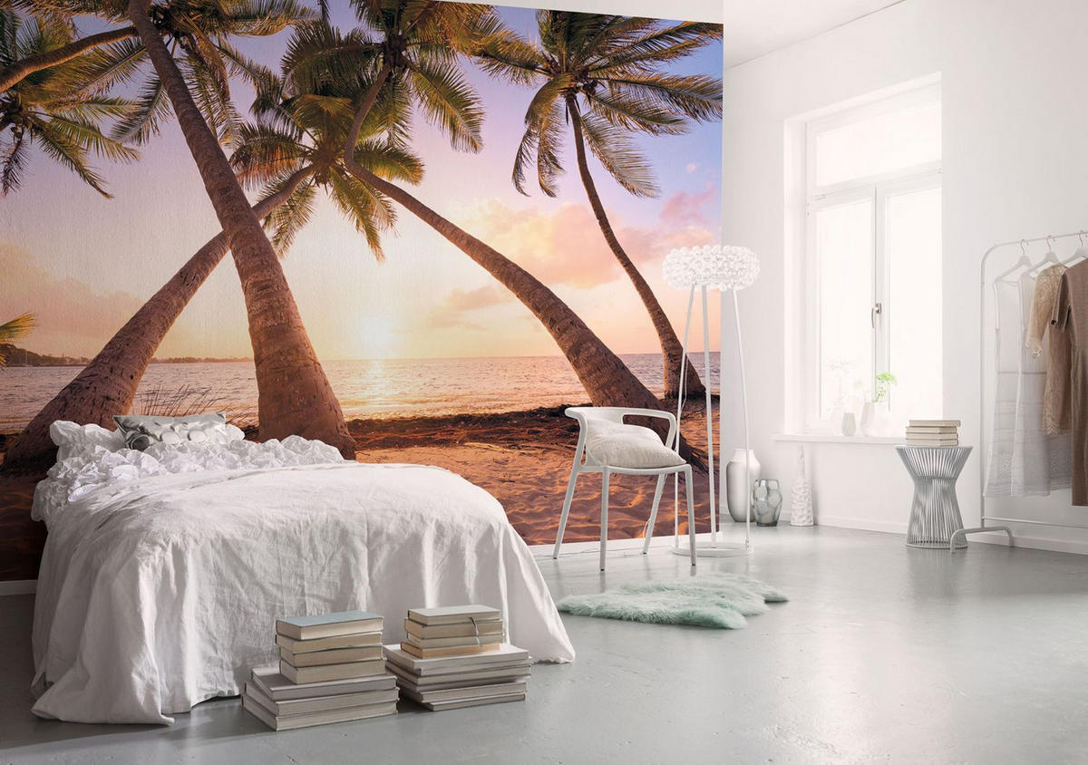 FOTOTAPETE Strand 400 x 250 cm - Beige, Papier (400/250cm) - Sanders & Sanders