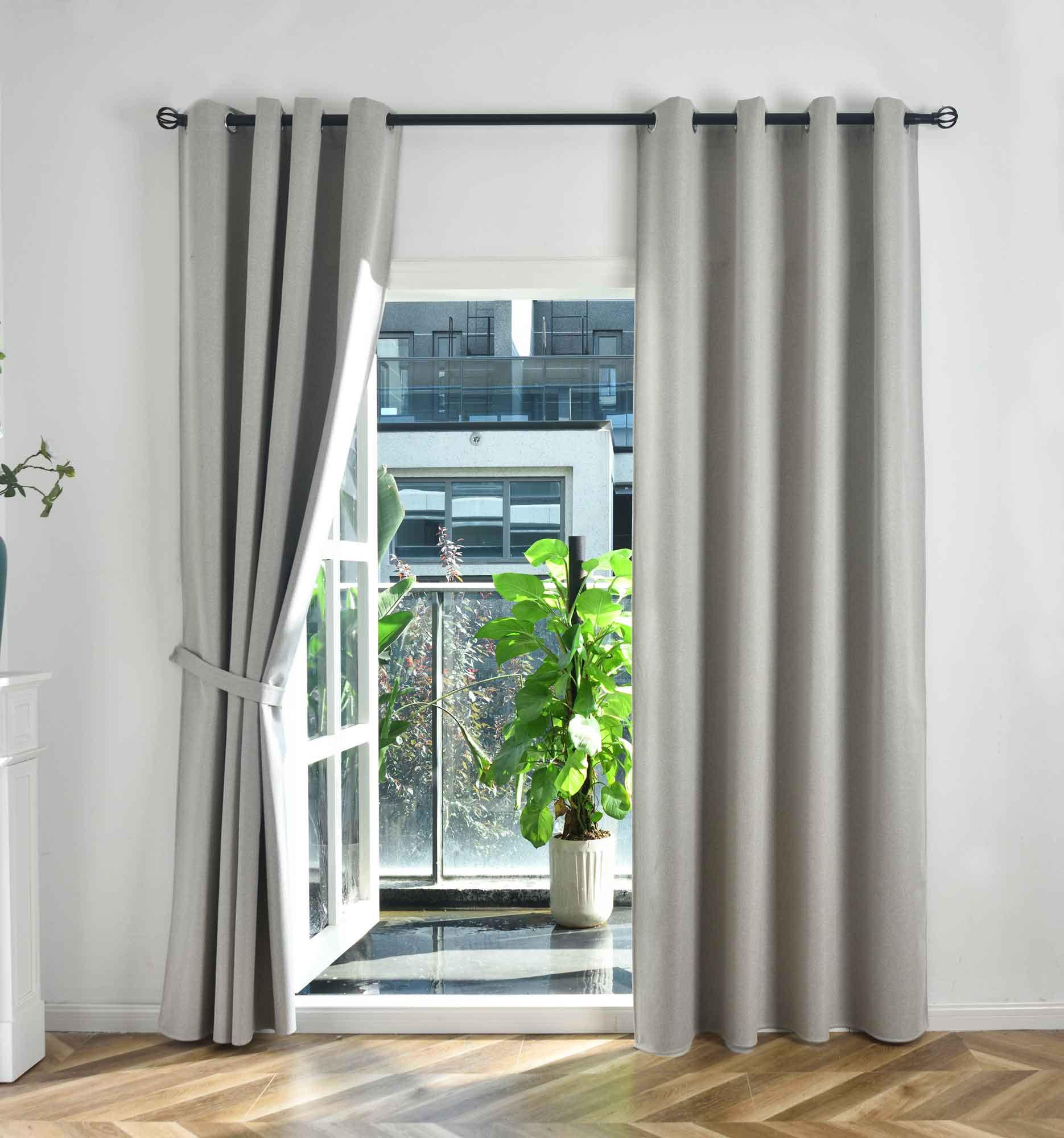 VORHANG 2ER SET »München Dark« HxB 225x145 cm Sand - Sandfarben, Textil (145/225cm) - Gardinenbox