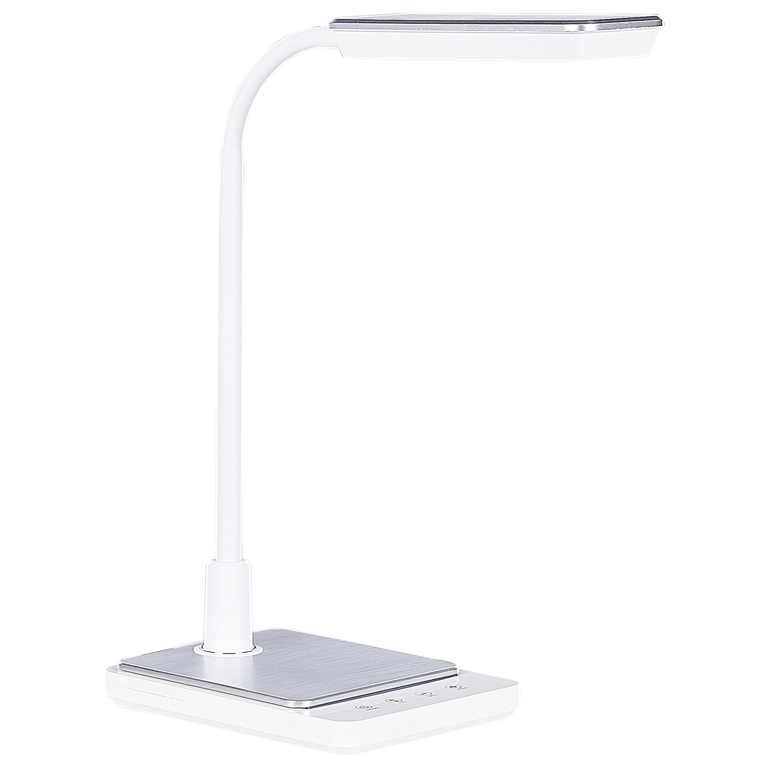 SCHREIBTISCHLAMPE Centaurus 14/19/38 cm - Weiß, Kunststoff (14/19/38cm) - Beliani
