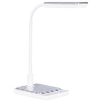 SCHREIBTISCHLAMPE Centaurus 14/19/38 cm - Weiß, Kunststoff (14/19/38cm) - Beliani