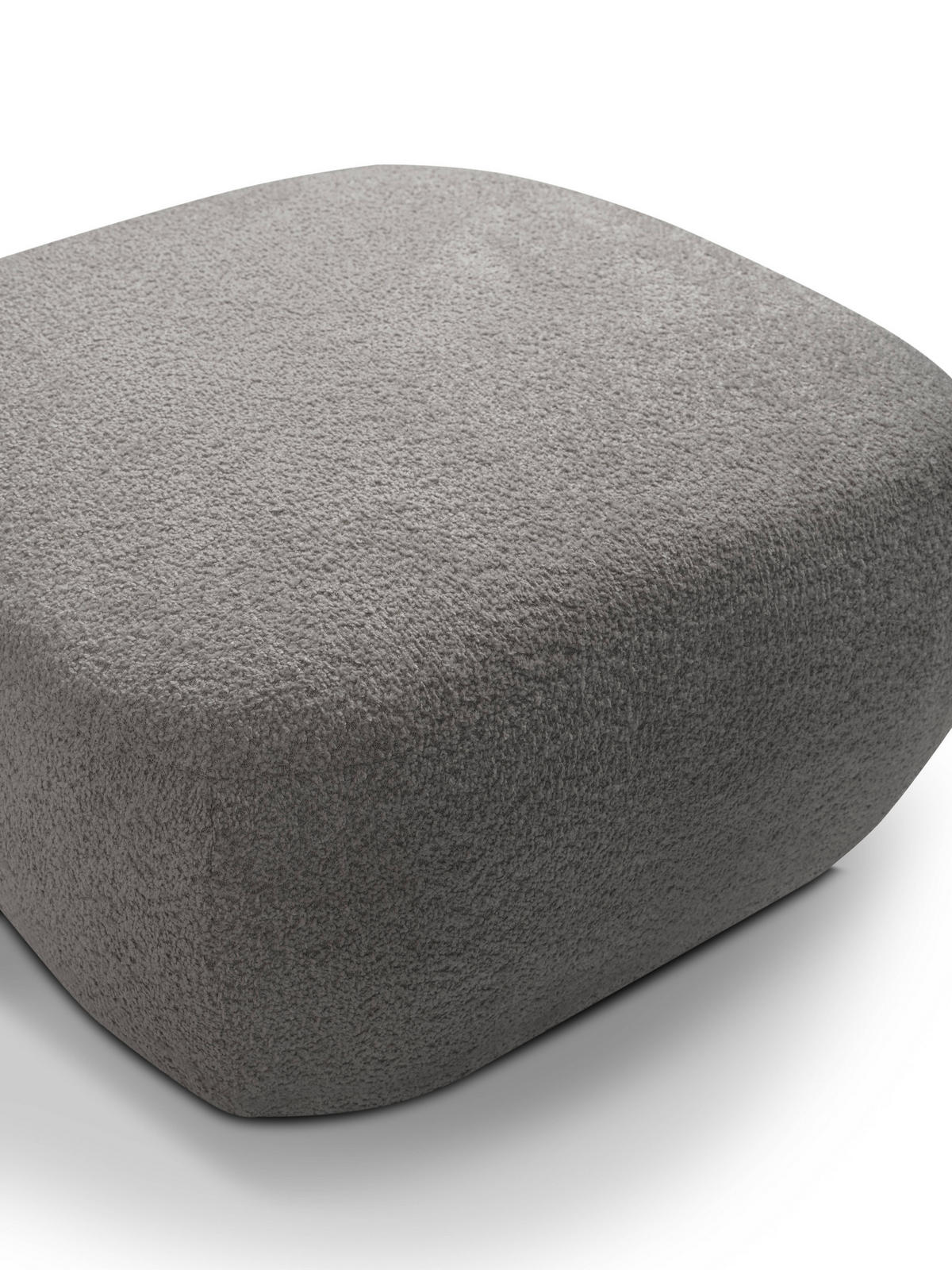 POLSTERHOCKER AMICO Modern Sitzhocker, Fußhocker Grau - Grau, Holzwerkstoff/Kunststoff (75/39/75cm) - MASSENO