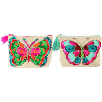 TÄSCHEN Butterfly 2er-Set - Multicolor, Textil (19/15/1cm) - FURNARO