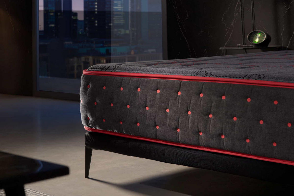 MATRATZE Hexaflex Moon 27cm., 180x200cm - Schwarz, Textil (180/200cm) - Moonia