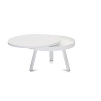 COUCHTISCH Batea M mit Stauraum - Weiß, Holz (62/62/35cm) - Woodendot