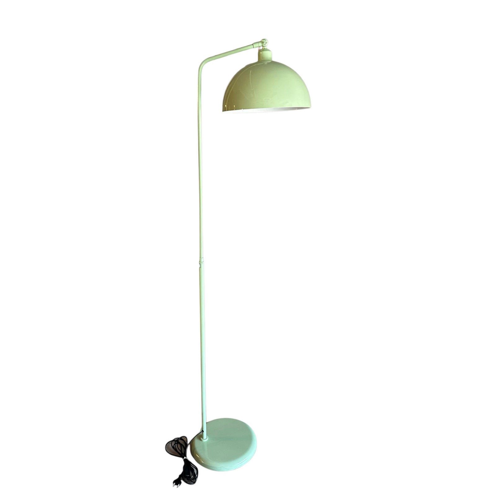 STEHLAMPE Norek aus Metall mit E27, verstellbarer Lampenschirm - Mintgrün, Metall (37/37/169cm) - Bamyum