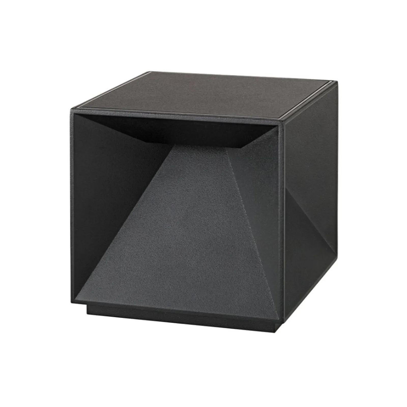 AKKULEUCHTE Nutalis Nachtschwarz - Schwarz, Metall (10/10/10cm) - Sigor