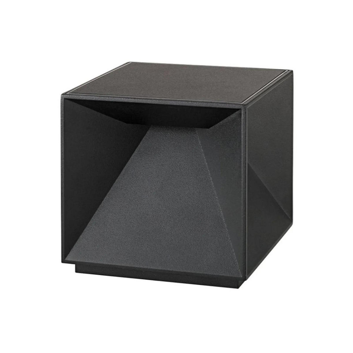AKKULEUCHTE Nutalis Nachtschwarz - Schwarz, Metall (10/10/10cm) - Sigor