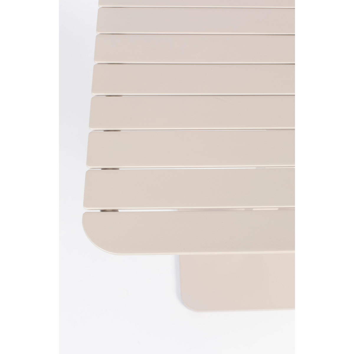 BISTROTISCH Vondel Garten 71x71 cm Weiß - Weiß, Metall (71/71/75cm) - Zuiver