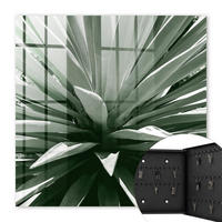 SCHLÜSSELBOX Schwarz 30x30 cm- Türöffnung nach rechts - Agave - Multicolor, Metall (30/30/5cm) - TULUP