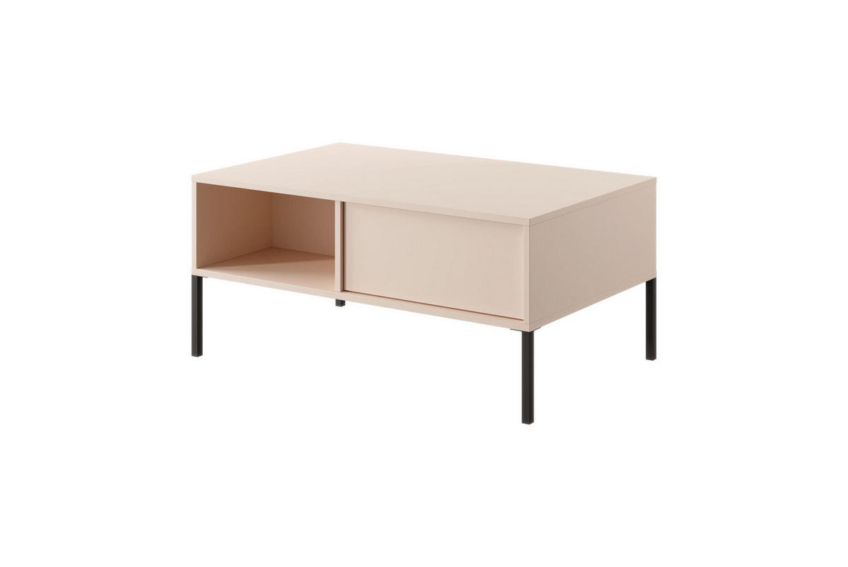 COUCHTISCH DAST Beige 97x60x44 cm - Beige, Holzwerkstoff (60/97/44cm) - FURNLUX